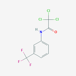 molecular formula C9H5Cl3F3NO B167595 2,2,2-Trichloro-3'-trifluoromethylacetanilide CAS No. 1939-29-3