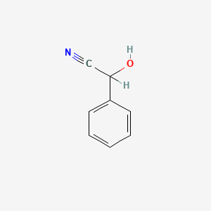 molecular formula C8H7NO B1675950 Mandelonitrile CAS No. 532-28-5