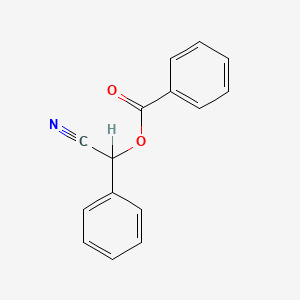 molecular formula C15H11NO2 B1675951 Mandelonitrile benzoate CAS No. 4242-46-0