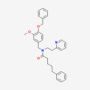 molecular formula C33H36N2O3 B1675959 MCP110 