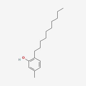 molecular formula C17H28O B1675968 m-Cresol, 6-decyl- CAS No. 63989-80-0