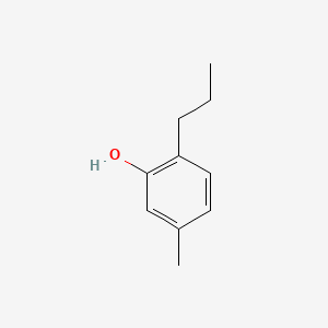 molecular formula C10H14O B1675973 m-Cresol, 6-propyl- CAS No. 31143-55-2