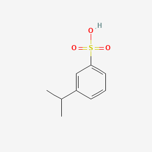 molecular formula C9H12O3S B1675981 m-Cumenesulfonic acid CAS No. 22033-08-5