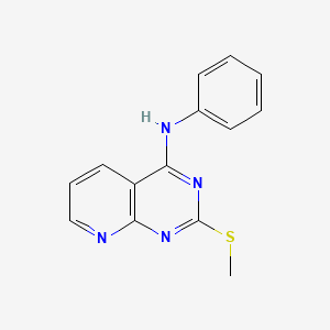 B1675982 4-Anilino-2-methylthiopyrido(2,3-d)pyrimidine CAS No. 72564-74-0