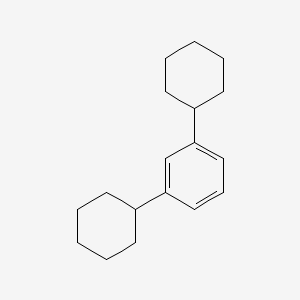molecular formula C18H26 B1675987 1,3-Dicyclohexylbenzene CAS No. 4016-06-2