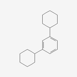 B1675987 m-Dicyclohexylbenzene CAS No. 4016-06-2