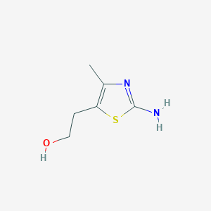 molecular formula C6H10N2OS B167599 2-氨基-4-甲基-5-羟乙基噻唑 CAS No. 1820-94-6