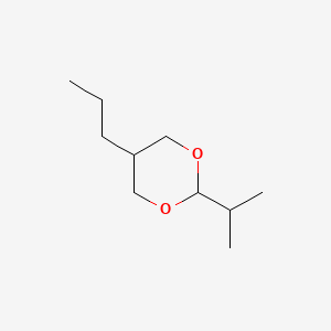 molecular formula C10H20O2 B1675996 cis-2-Isopropyl-5-propyl-1,3-dioxane CAS No. 19476-83-6