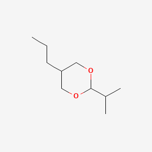 molecular formula C10H20O2 B1675997 trans-2-Isopropyl-5-propyl-1,3-dioxane CAS No. 19476-84-7