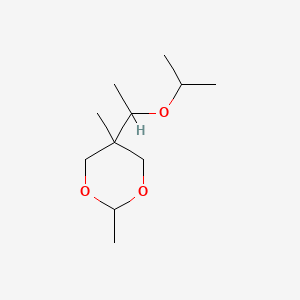 B1676000 m-DIOXANE, 5-(1-ISOPROPOXYETHYL)-2,5-DIMETHYL-, (E)- CAS No. 19131-75-0