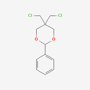 molecular formula C12H14Cl2O2 B1676003 m-DIOXANE, 5,5-BIS(CHLOROMETHYL)-2-PHENYL- CAS No. 6103-09-9