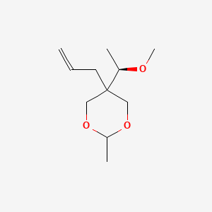 B1676004 trans-5-Allyl-5-(1-methoxyethyl)-2-methyl-1,3-dioxane CAS No. 22644-64-0