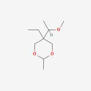 B1676008 5-Ethyl-5-(1-methoxyethyl)-2-methyl-1,3-dioxane CAS No. 22644-57-1