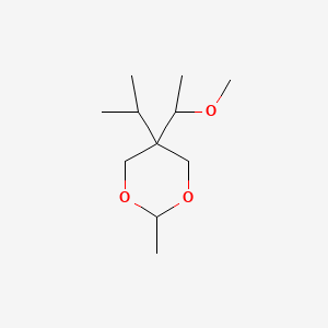 molecular formula C11H22O3 B1676011 trans-5-Isopropyl-5-(1-methoxyethyl)-2-methyl-1,3-dioxane CAS No. 4624-70-8