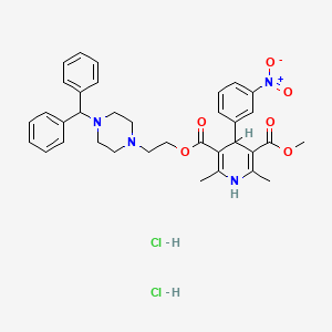 molecular formula C35H40Cl2N4O6 B1676020 Manidipine dihydrochloride CAS No. 89226-75-5