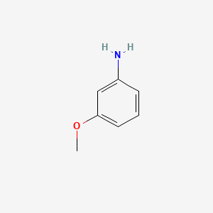 molecular formula C7H9NO<br>H2NC6H4OCH3<br>C7H9NO B1676023 m-Anisidine CAS No. 536-90-3