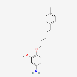 B1676042 m-Anisidine, 4-((5-p-tolylpentyl)oxy)- CAS No. 15382-79-3