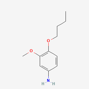 molecular formula C11H17NO2 B1676048 4-butoxy-3-methoxyaniline CAS No. 104177-78-8
