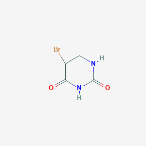 molecular formula C5H7BrN2O2 B167605 5-Bromodihydro-5-methyluracil CAS No. 1681-77-2
