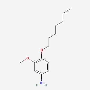 molecular formula C14H23NO2 B1676050 4-heptoxy-3-methoxyaniline CAS No. 15382-63-5