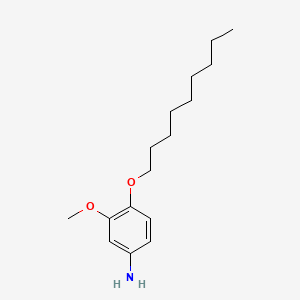 molecular formula C16H27NO2 B1676052 3-methoxy-4-nonoxyaniline CAS No. 13736-90-8