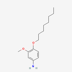 molecular formula C15H25NO2 B1676053 3-methoxy-4-octoxyaniline CAS No. 106989-66-6
