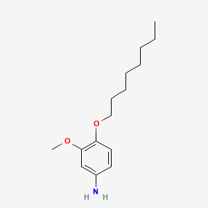 B1676053 m-ANISIDINE, 4-(OCTYLOXY)- CAS No. 106989-66-6