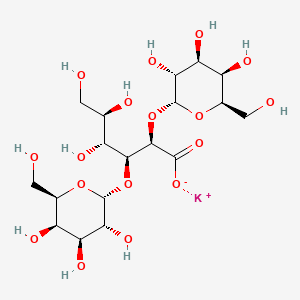 molecular formula C18H31KO17 B1676059 Manninotrionate CAS No. 122871-01-6