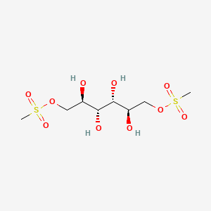 molecular formula C8H18O10S2 B1676060 Mannitol myleran CAS No. 1187-00-4