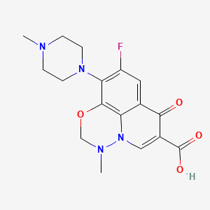 B1676072 Marbofloxacin CAS No. 115550-35-1