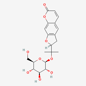 molecular formula C20H24O9 B1676079 Marmesinin CAS No. 495-30-7