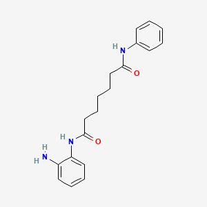 molecular formula C19H23N3O2 B1676090 N1-(2-氨基苯基)-N7-苯基庚二酰胺 CAS No. 537034-15-4