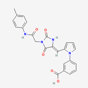 molecular formula C24H20N4O5 B1676092 Integrin antagonist 27 