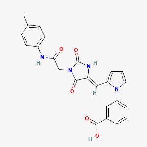 molecular formula C24H20N4O5 B1676092 Integrin Antagonists 27 CAS No. 593274-97-6