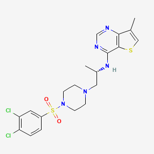 molecular formula C20H23Cl2N5O2S2 B1676097 LPA2 antagonist 1 CAS No. 1017606-66-4