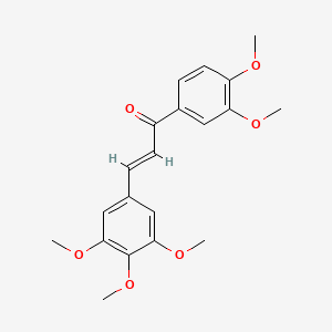 molecular formula C20H22O6 B1676099 (2E)-1-(3,4-dimethoxyphenyl)-3-(3,4,5-trimethoxyphenyl)prop-2-en-1-one CAS No. 111797-22-9