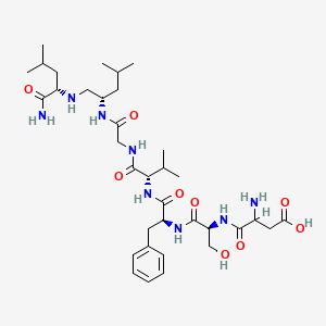 molecular formula C35H58N8O9 B1676113 Mdl 28564 CAS No. 127370-75-6