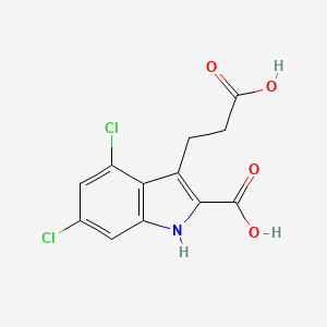 molecular formula C12H9Cl2NO4 B1676114 MDL-29951 CAS No. 130798-51-5