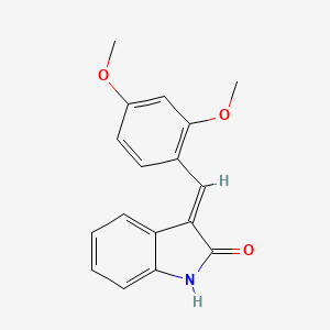 (3E)-3-[(2,4-dimethoxyphenyl)methylidene]-1H-indol-2-one