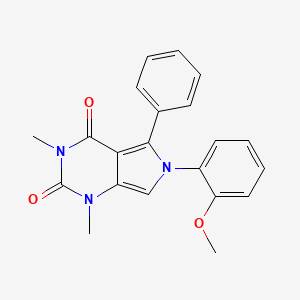 6-(2-methoxyphenyl)-1,3-dimethyl-5-phenyl-1H-pyrrolo[3,4-d]pyrimidine-2,4(3H,6H)-dione