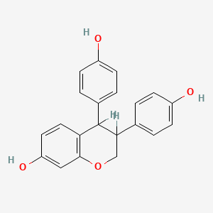 3,4-bis(4-hydroxyphenyl)-3,4-dihydro-2H-chromen-7-ol