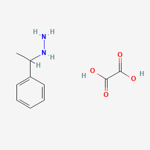 molecular formula C10H14N2O4 B1676123 Mebanazine oxalate CAS No. 34675-74-6