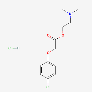 molecular formula C12H17Cl2NO3 B1676131 Meclofenoxate Hydrochloride CAS No. 3685-84-5