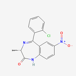 molecular formula C16H12ClN3O3 B1676132 Meclonazepam CAS No. 58662-84-3