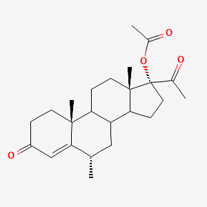 molecular formula C24H34O4 B1676147 Medroxyprogesterone acetate CAS No. 71-58-9