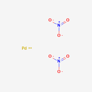 molecular formula HNO3Pd B167615 Palladium nitrate CAS No. 10102-05-3