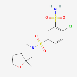 molecular formula C13H19ClN2O5S2 B1676158 Mefruside CAS No. 7195-27-9