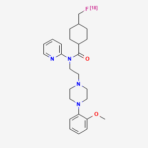 molecular formula C26H3518FN4O2 B1676159 Mefway F-18 CAS No. 943962-60-5