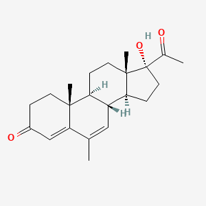 molecular formula C22H30O3 B1676162 Megestrol CAS No. 3562-63-8