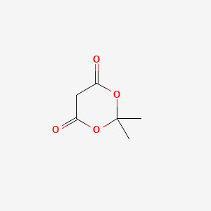 molecular formula C6H8O4 B1676176 2,2-二甲基-1,3-二氧六环-4,6-二酮 CAS No. 2033-24-1